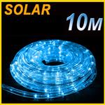 SOLAR LED 10M PVC TUBE ROPE LIGHT  BLUE
