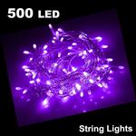 55m 500 LED String Light PURPLE