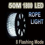50m LED Rope Light Cool White