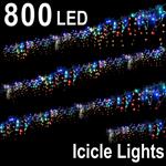800 LED ICICLE LIGHT MultiColored
