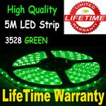 5M 3528 LED Flexible Strip Light 30/M Green