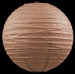 12 x 8 "/ 20cm paper lanterns chocolate